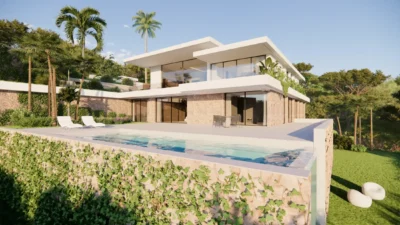 Modern Villa project with Panoramic Sea & Mountain Views in Las Lomas de La Quinta