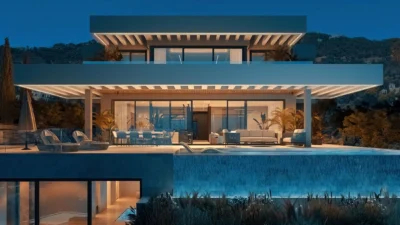 Contemporary 6 Bedroom Villa with Panoramic Sea Views in El Madroñal, Benahavís