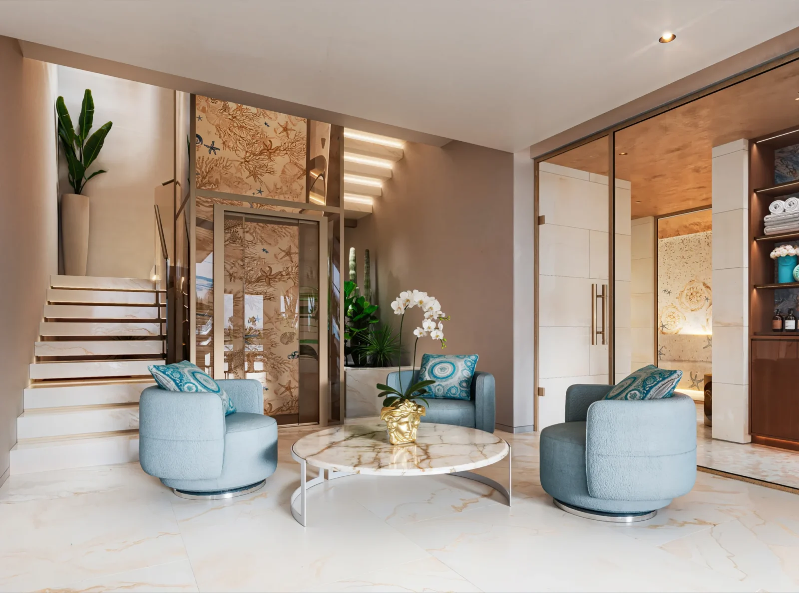 OCHO DE ORO – Eight Bespoke Versace Home Villas in Nueva Andalucía, Marbella – photo 9