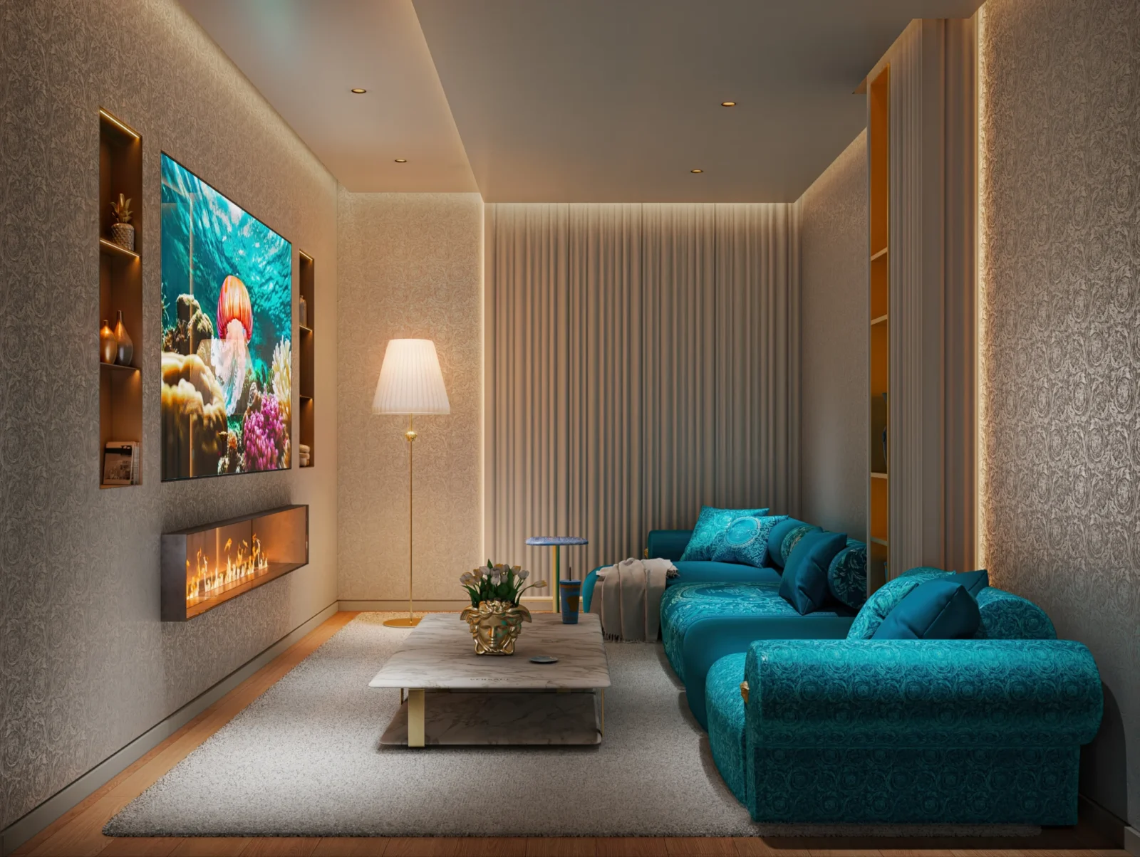 OCHO DE ORO – Eight Bespoke Versace Home Villas in Nueva Andalucía, Marbella – photo 12