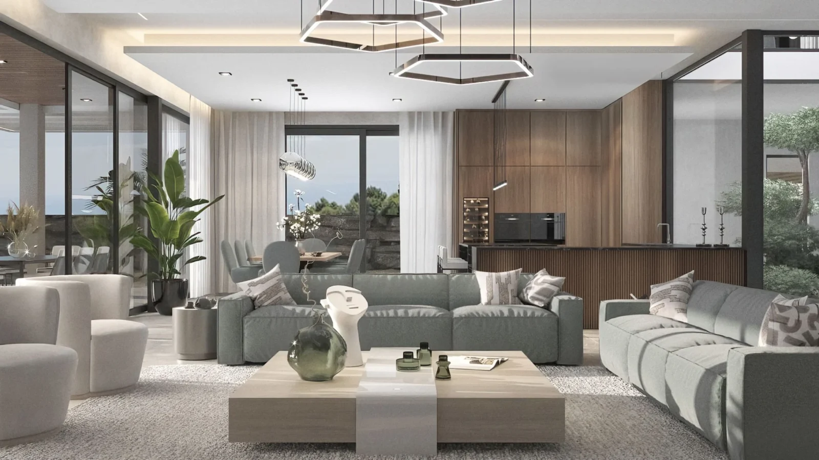 Contemporary 6 Bedroom Villa with Panoramic Sea Views in El Madroñal, Benahavís – photo 10