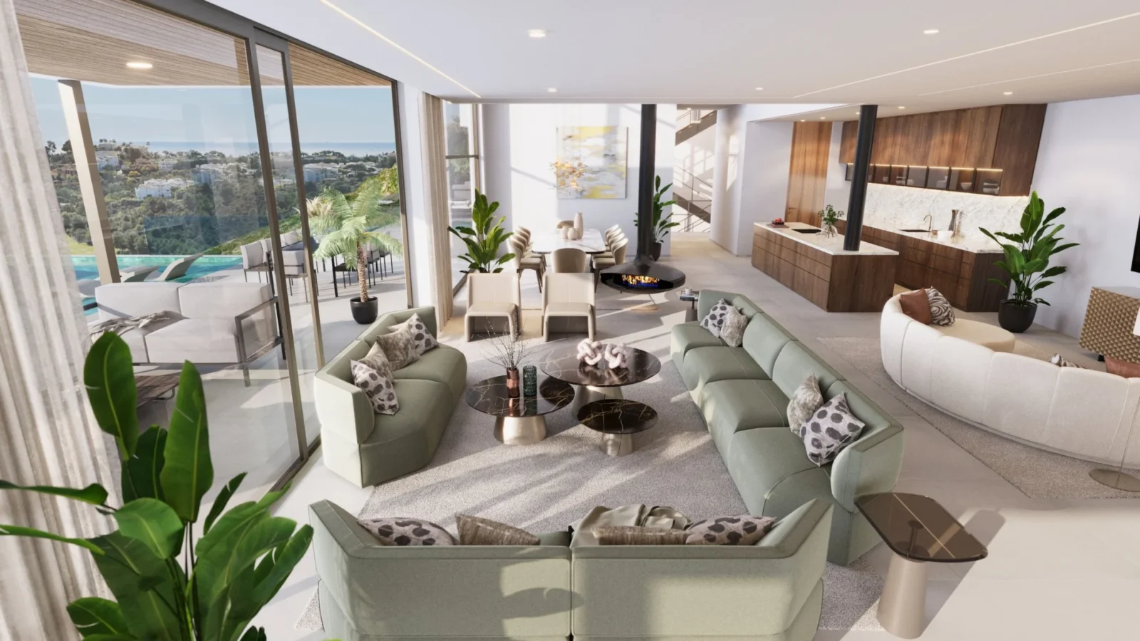 Ultra-Luxury 6-Bedroom Panoramic View Villas in El Madroñal, Benahavís – photo 8
