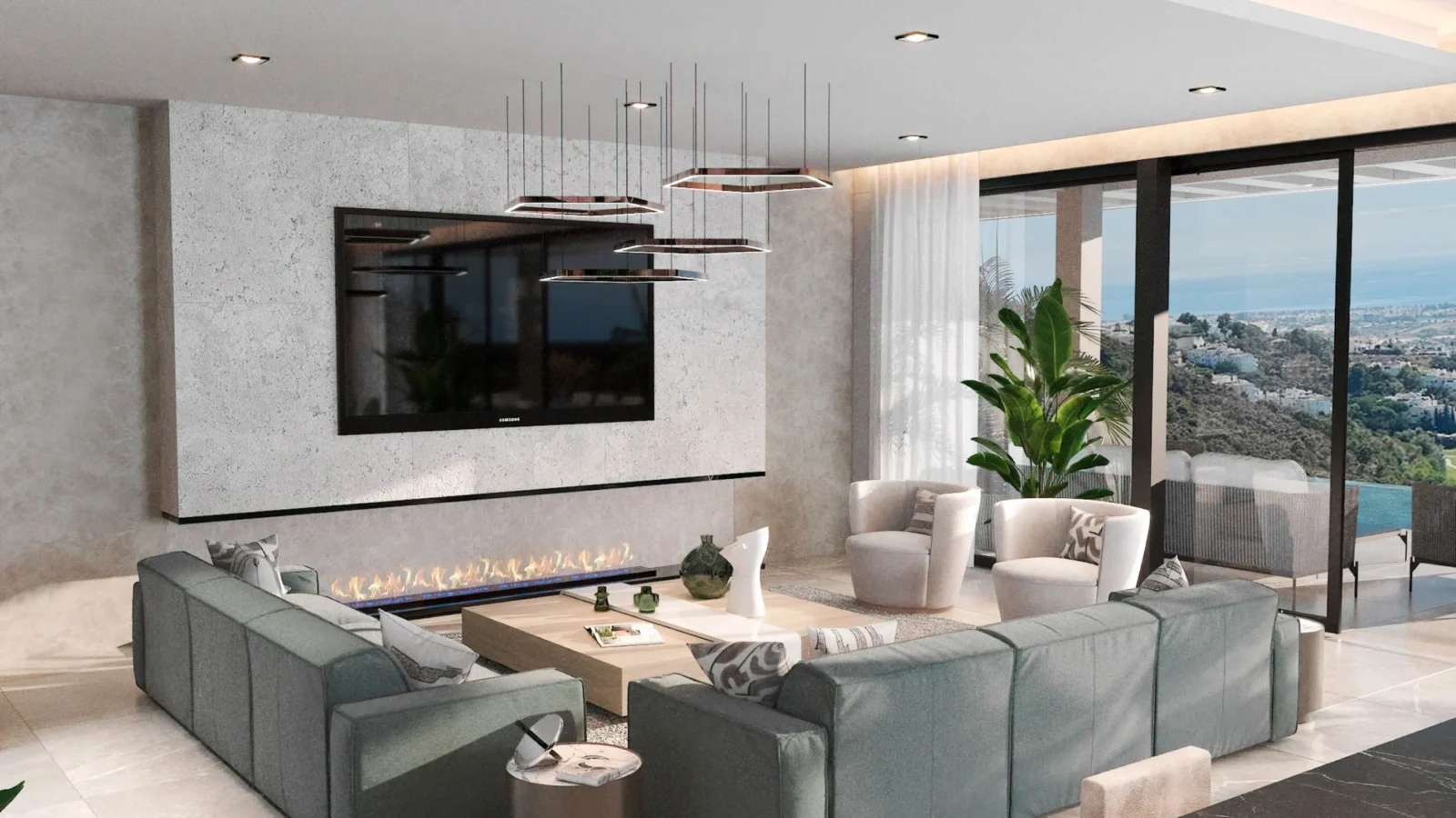Contemporary 6 Bedroom Villa with Panoramic Sea Views in El Madroñal, Benahavís – photo 8