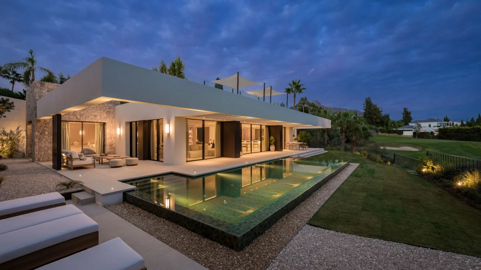 Frontline Golf Design Villa for Sale in Los Naranjos – Luxury Entertainment Home with Rooftop Cinema and Golf Access – photo 40