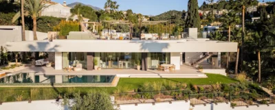 Frontline Golf Design Villa for Sale in Los Naranjos – Luxury Entertainment Home with Rooftop Cinema and Golf Access